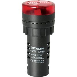 Zumbador_d225_ip55_d-7714_rojo_luminterm24vacdc_led